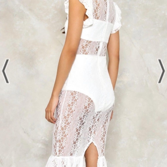 Sheer Lace Dress - Picture 8 of 16